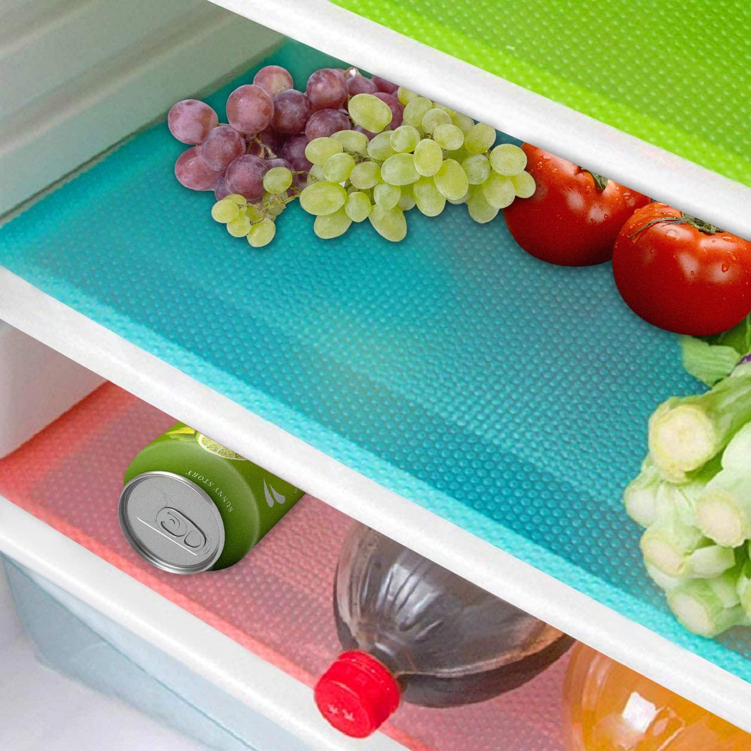 Refrigerator Liners, Refrigerator Mat, Refrigerator Mats Liner, Fridge Liners, Freezer Liners, Fridge Shelves Mats -Pack of 16 Refrigerator Liners, Refrigerator Mat, Refrigerator Mats Liner, Fridge Liners, Freezer Liners, Fridge Shelves Mats -Pack of 16